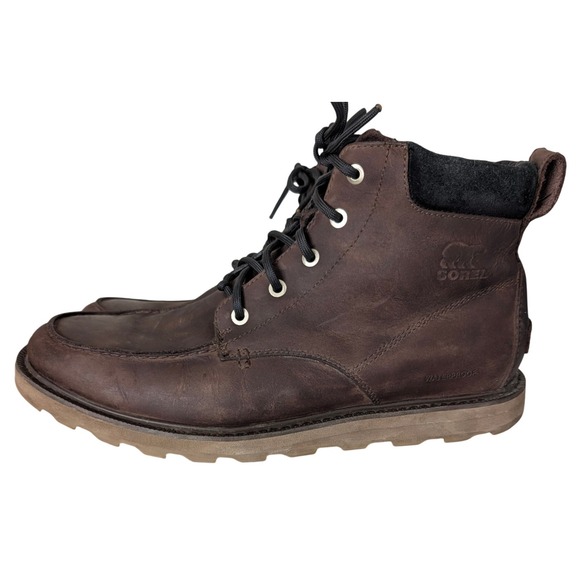 sorel madson tobacco Men's II Moc Toe Waterproof Town life is stressful on the feet and footwear Sorel Men's Madson II Moc